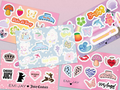 Emi Jay Promotional Stickers